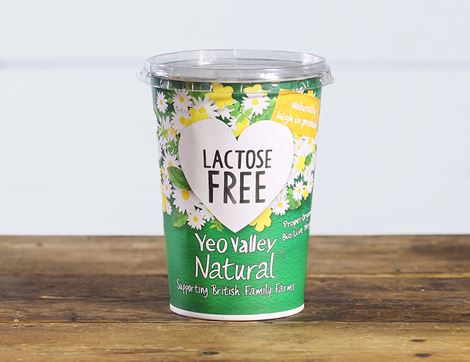 Lactose Free Natural Yogurt, Organic, Yeo Valley (450g)