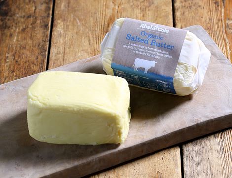 Salted Butter, Organic, Abel & Cole (250g)