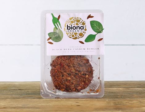 Black Bean Cashew Burgers, Organic, Biona (160g)