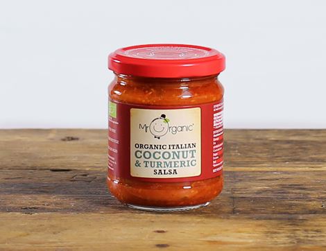 Coconut & Turmeric Hot Salsa, Organic, Mr Organic (200g)