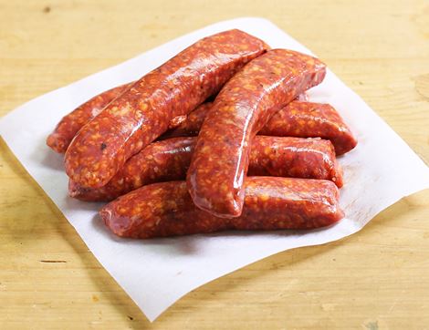 Lamb Merguez Sausages, Organic, Peelham Farm (300g)