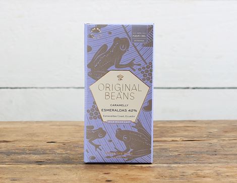 esmeraldas 42% silky milk chocolate original beans