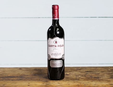 Carta Roja Pura, 2016, Organic (75cl)