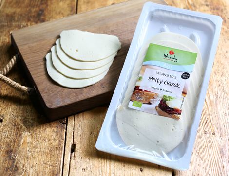 Vegan Classic Melty Sliced Cheese, Organic, Wheaty (150g)