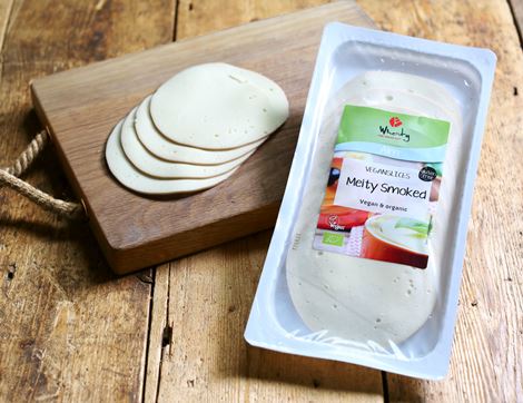 Vegan Smoked Melty Sliced Cheese, Organic, Wheaty (150g)
