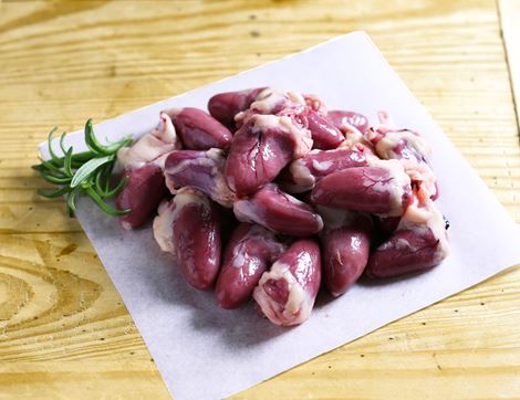 Chicken Hearts, Organic, Abel & Cole (250g)