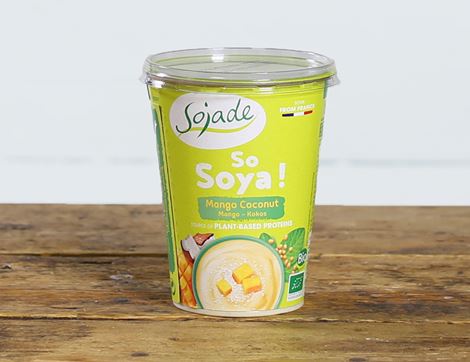 Mango & Coconut Soya Yogurt, Organic, Sojade (400g)