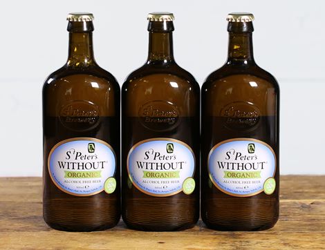 Without Alcohol-Free Beer, Organic, St Peter's (3 x 500ml)