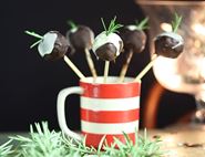 Christmas Pudding Pops