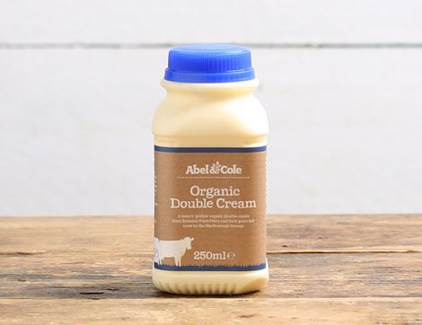 Double Cream, Organic, Abel & Cole (250ml)