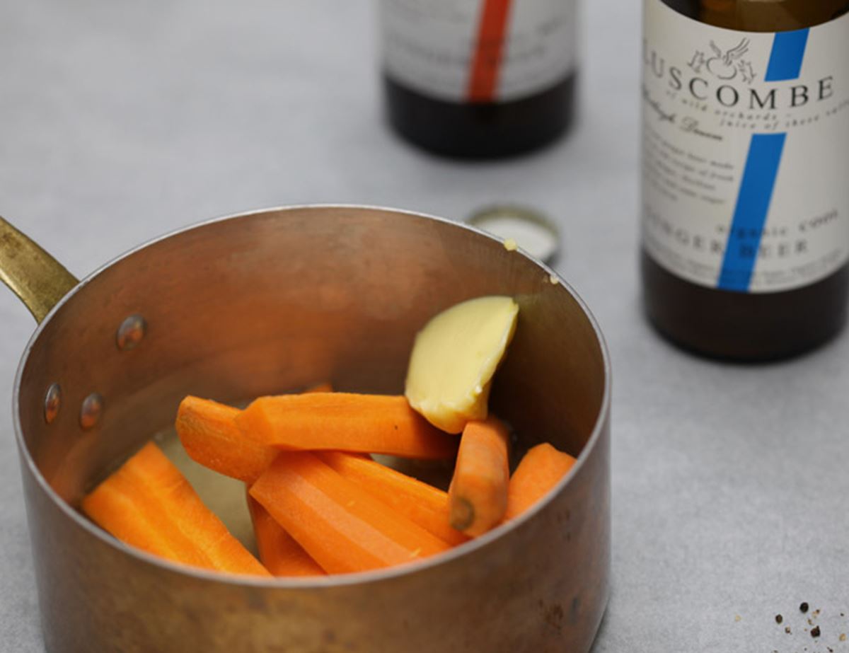 Carrots in Ginger Beer