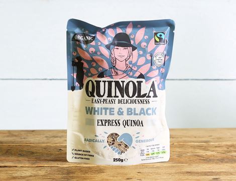 White & Black Quinoa, Organic, Quinola (250g)