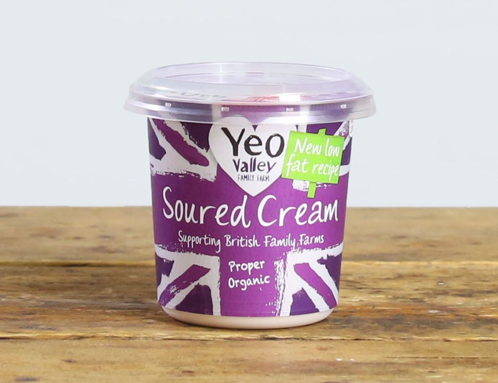 Low Fat Soured Cream, Organic, Yeo Valley (227g)