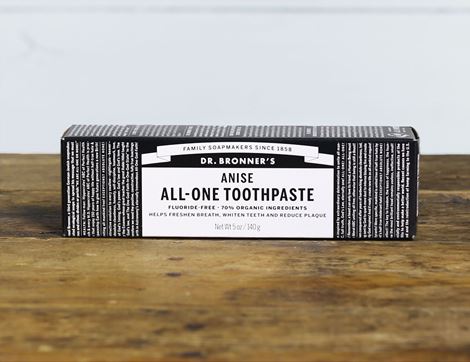 organic anise toothpaste dr bronner's