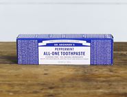 Peppermint Toothpaste, Fluoride Free, Organic, Dr Bronner's (105ml)
