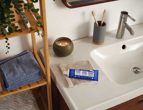Peppermint Toothpaste, Fluoride Free, Organic, Dr Bronner's (105ml)