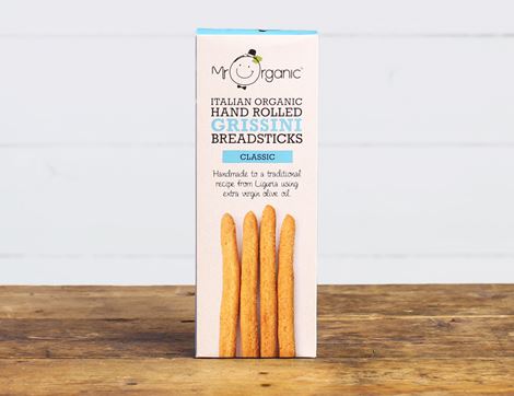Grissini Breadsticks, Classic, Organic, Mr Organic (150g)