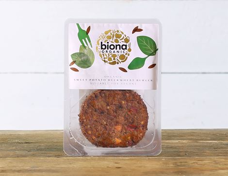 Sweet Potato Buckwheat Burgers, Organic, Biona, (160g)