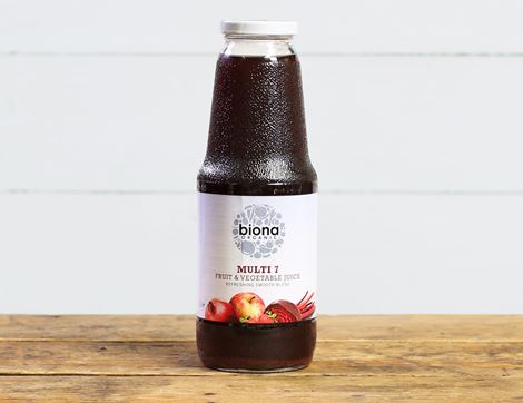 Multi 7 Red Fruit and Vegetable Juice, Organic, Biona, (1L)