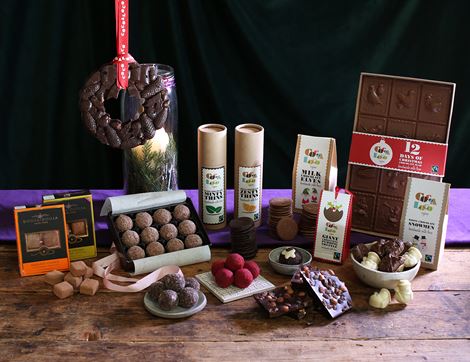 12 Days of Christmas Milk Chocolate Sharing Bar, Organic, Cocoa Loco (500g)
