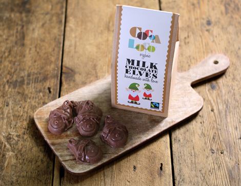 Milk Chocolate Elves, Organic, Cocoa Loco (100g)