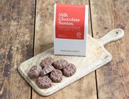 Milk Chocolate Santas, Organic, Cocoa Loco (100g)