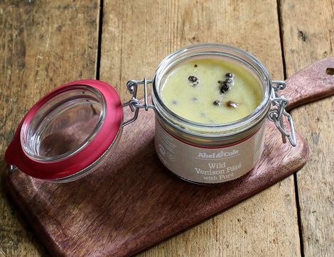 organic wild venison pate with port 