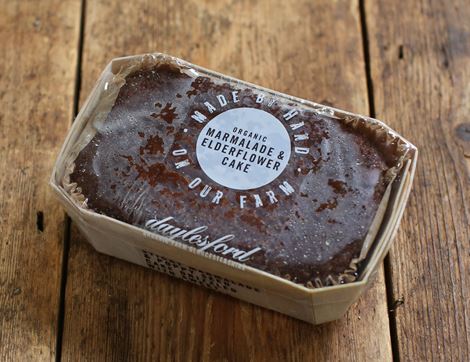 Marmalade & Elderflower Cake, Organic, Daylesford (300g)