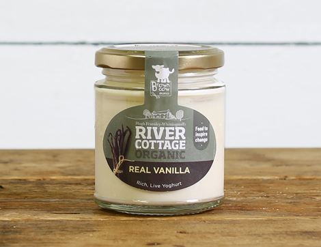 Vanilla Yogurt, Organic, River Cottage (160g)