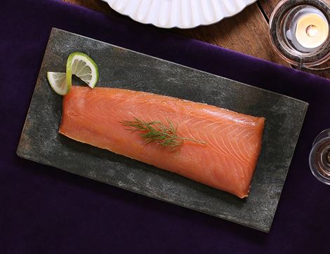 Royal Fillet of Smoked Salmon, Organic, Glenarm Organic (300g)