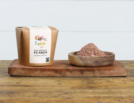 Milk Chocolate Drinking Flakes, Organic, Cocoa Loco, (200g)