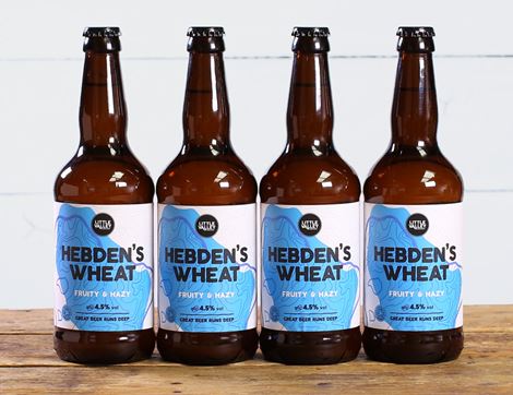 Hebden's Wheat, Organic, Little Valley Brewery (4 x 500ml)