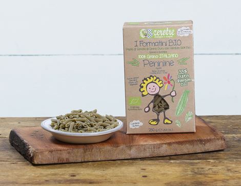 Pennine Rigate with Vegetables, Children's Pasta, Organic, Zerotre (250g)