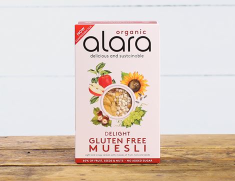 Delight Gluten Free Muesli, Organic, Alara (250g)