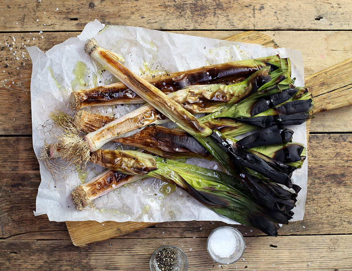 Charred Leeks