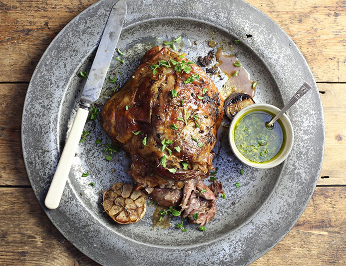 Greek Slow Roast Lamb Shoulder 