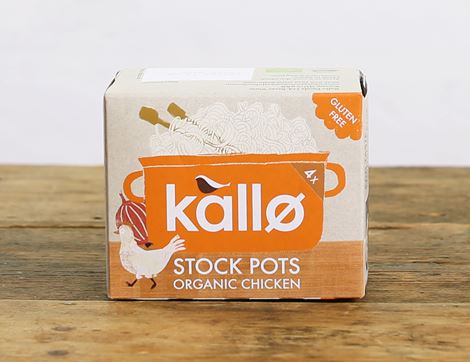 Chicken Stock Pots, Organic, Kallo (4 pack)