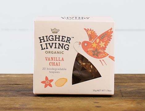 Vanilla Chai Tea, Organic, Higher Living (20 bags)