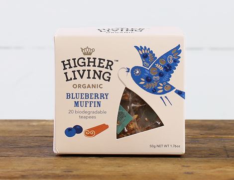 Blueberry Muffin Tea, Organic, Higher Living (20 bags)