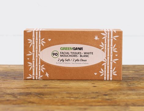 Facial Tissues, 2 ply Soft, Greencane