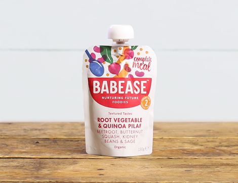 Root Vegetable & Quinoa Pilaf,  Stage 2, Organic, Babease (130g)