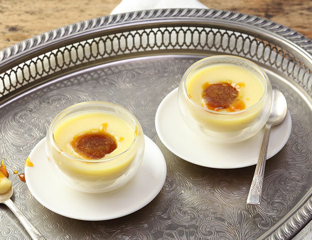 Eggcellent White Choc Passion Puds