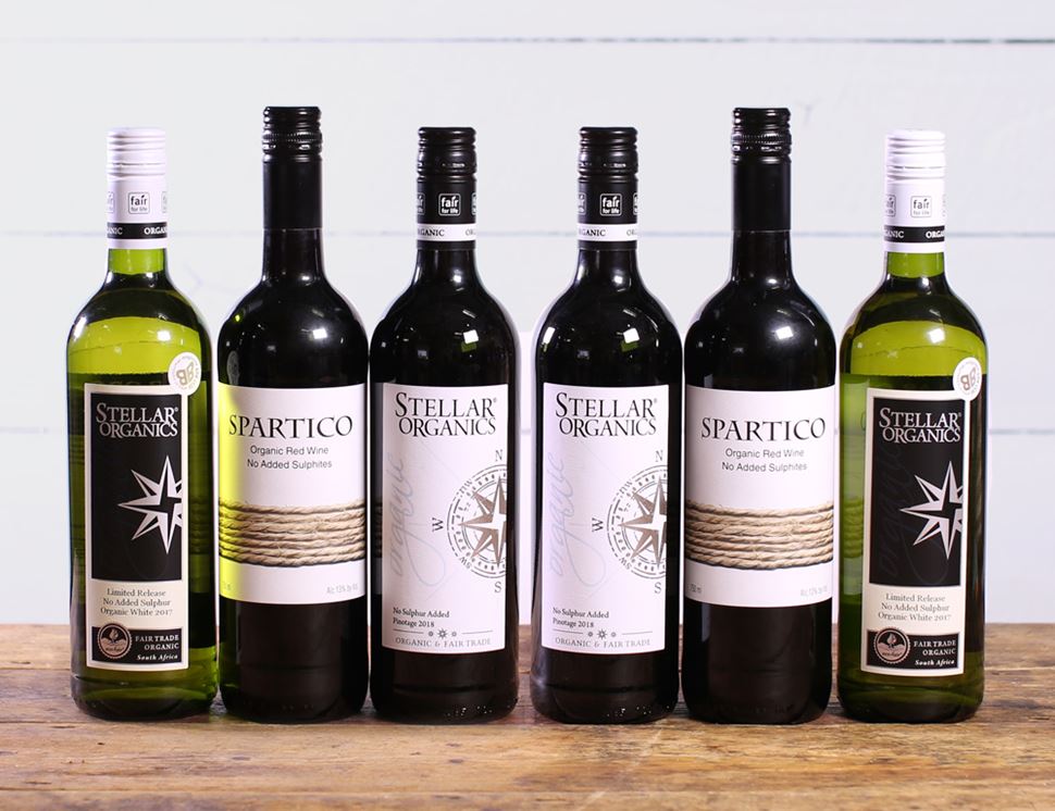 No Added Sulphur Wine Collection, Organic (6 bottles)