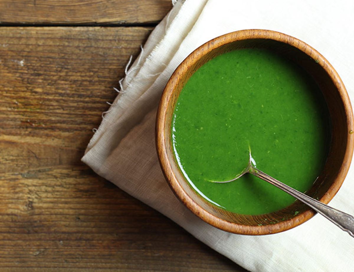 Spinach, Lemon & Apple Soup