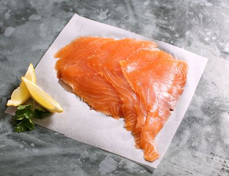 Smoked Salmon, Organic Farmed, Severn & Wye Smokery (100g)