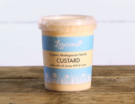 Madagascan Vanilla Pouring Custard, Organic, Luscious (500g)