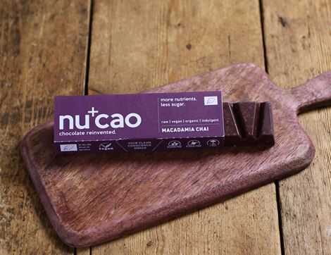 Macadamia Chai Raw Chocolate Bar, Organic, nucao (40g)