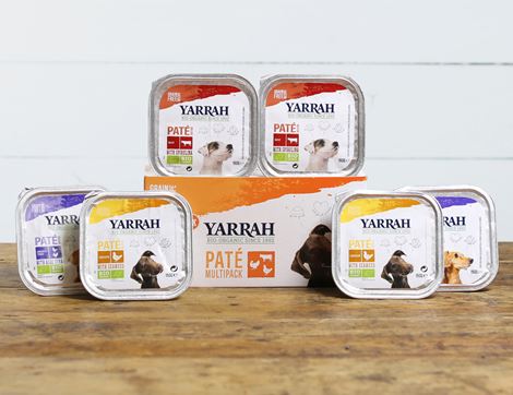 Beef, Chicken & Turkey Pâté for Dogs, Organic, Yarrah (6 x 150g)