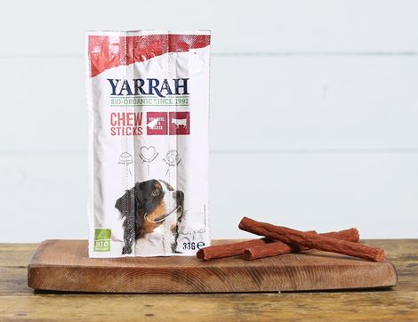 Dog Chew Sticks with Beef, Seaweed & Spirulina, Organic, Yarrah, (33g)
