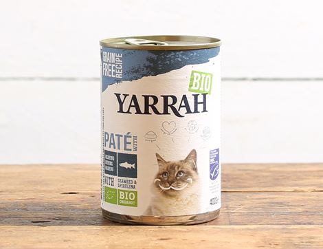 fish spirulina & seaweed pate for cats yarrah 400g